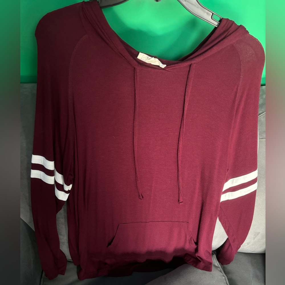 Burgundy Long Sleeve- Size Medium